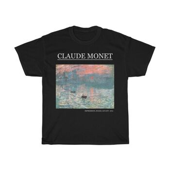 Chemise Claude Monet Soleil Levant Noir 1