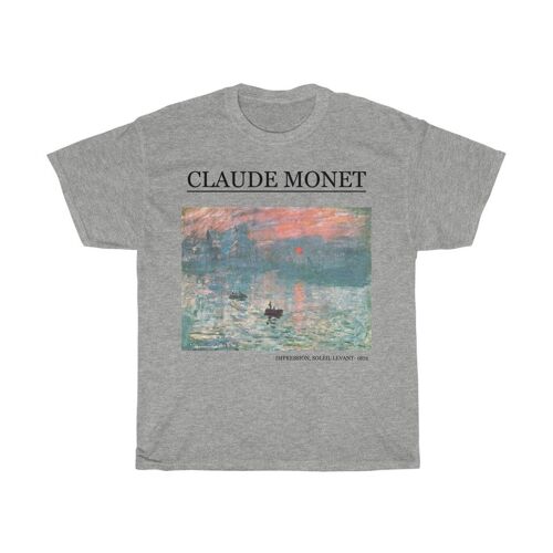Claude Monet Shirt Soleil Levant Sport Grey