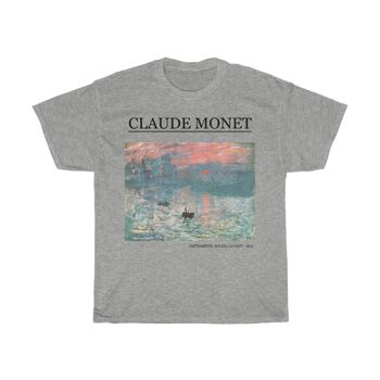 Chemise Claude Monet Soleil Levant Sport Gris 1