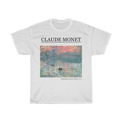 Claude Monet Shirt Soleil Levant White