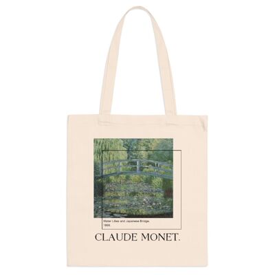 Claude Monet Claude Monet Claude Monet Tote bag Natural Natural Natural Black
