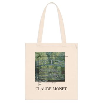 Claude Monet Claude Monet Claude Monet Cabas Naturel Naturel Naturel Noir 1