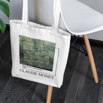 Claude Monet Claude Monet Claude Monet Cabas Naturel Naturel Naturel Noir 2