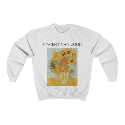 Van Gogh Sweatshirt Van Gogh Sweatshirt Van Gogh Sweatshirt Aesthetic Art Unisex sweatshirt White White White Black
