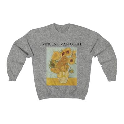 Van Gogh Sweatshirt Van Gogh Sweatshirt Van Gogh Sweatshirt Ästhetische Kunst Unisex-Sweatshirt Sport Grau Sport Grau Sport Grau Schwarz