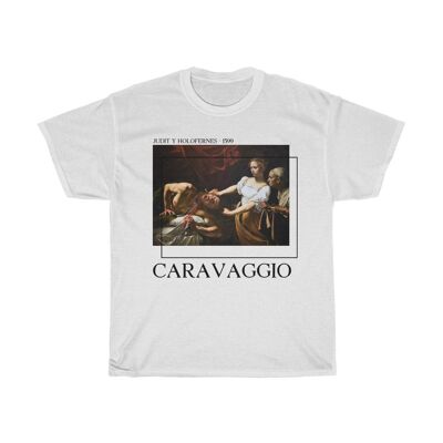 Caravaggio Shirt Caravaggio Shirt Judith and Holofernes White White Black