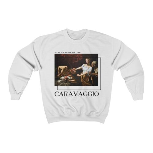 Caravaggio Sweatshirt Caravaggio Sweatshirt  White White Black