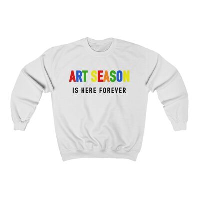 Vintage Art unisex Sweatshirt Vintage Art unisex Sweatshirt Aesthetic Rainbow Hoodie White White Black