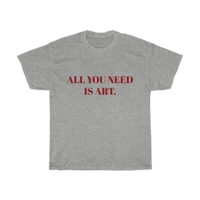 Art lover Unisex Shirt Art lover Unisex Shirt Art Grunge Shirt Sport Gray Sport Gray Black