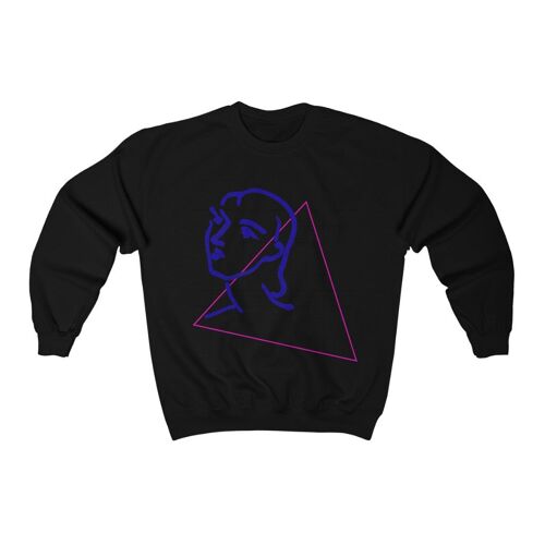Tribute to Matisse Sweatshirt Tribute to Matisse Sweatshirt Geometric Psychedelic Abstract Art Hoodie Black Black Black