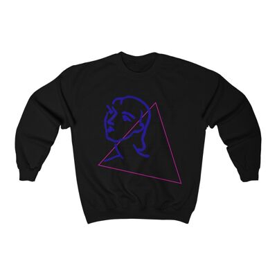 Hommage à Matisse Sweatshirt Hommage à Matisse Sweatshirt Géométrique Art abstrait psychédélique Sweat à capuche Noir Noir Noir