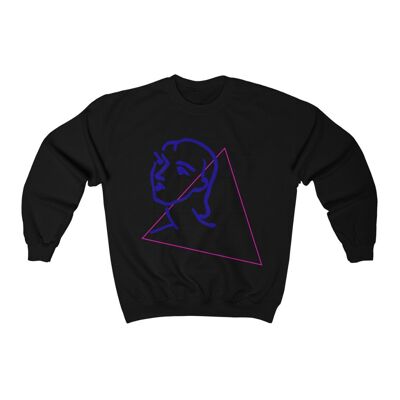 Tribute to Matisse Sweatshirt Tribute to Matisse Sweatshirt Geometric Psychedelic Abstract Art Hoodie Black Black Black