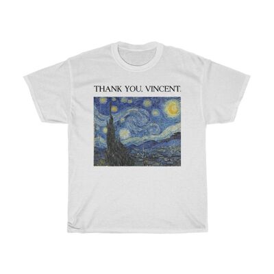 Chemise Van Gogh Nuit étoilée Blanc Noir