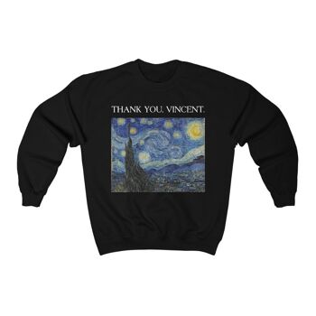 Sweat Starry Night Van gogh Noir Noir