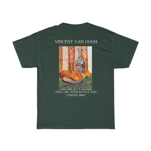 Van Gogh Shirt Aesthetic Art Clothing Forest Green Black