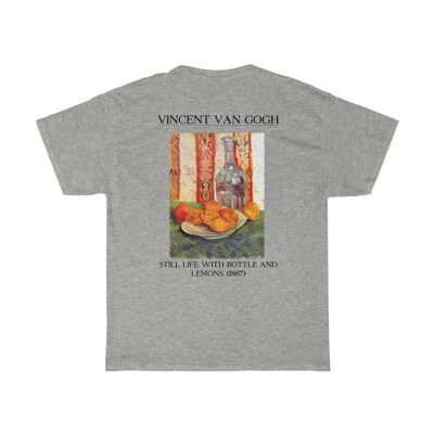 Van Gogh Shirt Ästhetische Kunst Kleidung Sport Grau Schwarz