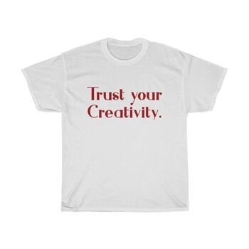 Faites confiance à votre créativité Chemise Blanc Noir 1