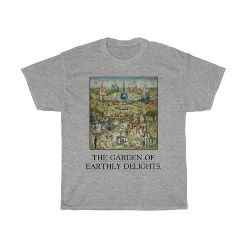 Hieronymus Bosch Shirt Unisex the garden of earthly delights Art clothes Sport Grey Black