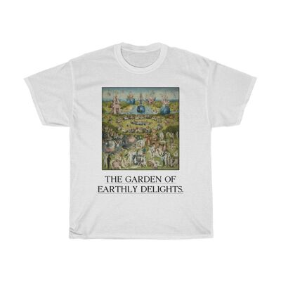 Hieronymus Bosch Camicia Unisex il giardino delle delizie Artistiche Bianco Nero