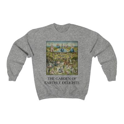 The garden of earthly delights Sweatshirt Unisex Hieronymus Bosch Sport Grey Black