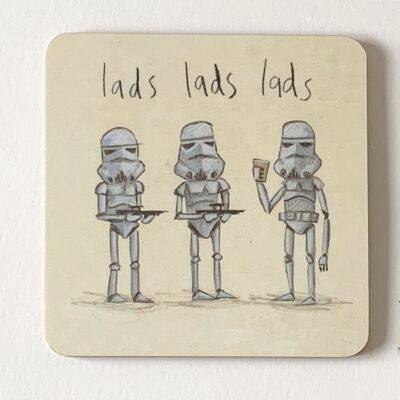 Lads lads lads - coaster