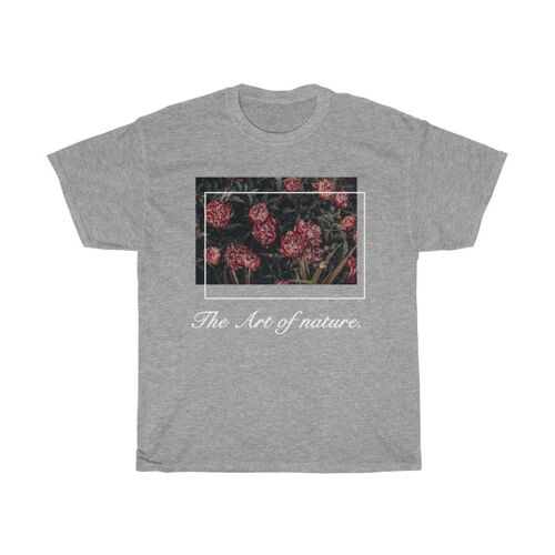 Art Flower Roses Grunge shirt Sport Grey  Black
