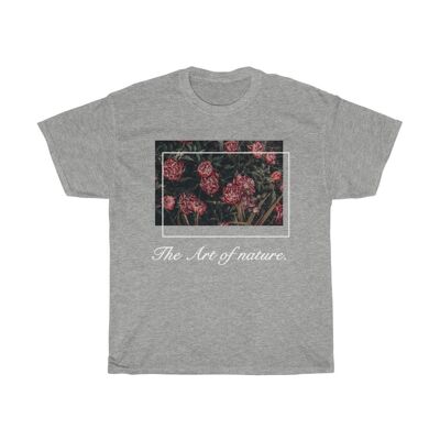 Art Flower Roses Grunge shirt Sport Gray Black