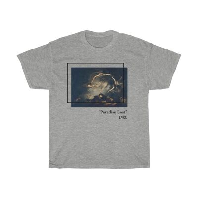 Heinrich Füssli Shirt Paradise Lost Romanticism Sport Grey Black