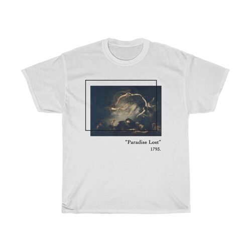 Heinrich Füssli Shirt Paradise Lost Romanticism White Black