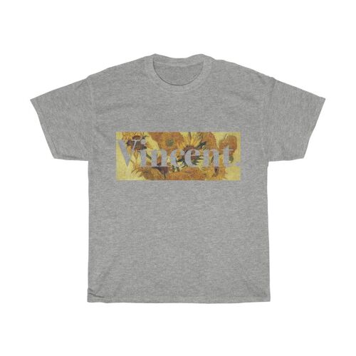 Vincent Van Gogh Shirt Unisex Aesthetic Art tee Sport Grey Black
