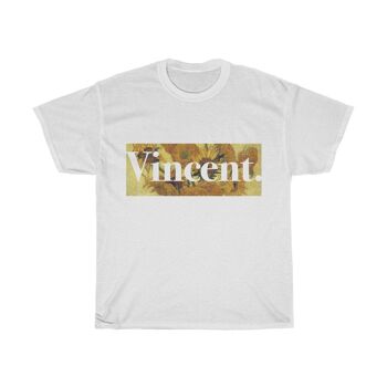 Vincent Van Gogh Shirt Unisex Aesthetic Art tee Blanc Noir 1