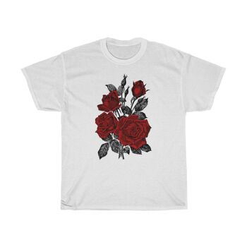 Chemise Esthétique Rose Rouge Blanc Noir 1