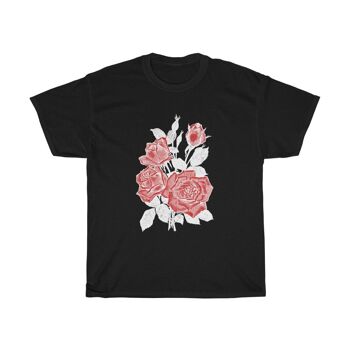 Chemise Esthétique Rose Rouge Noir Noir 1