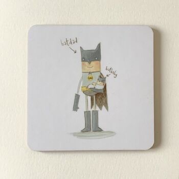 Batbaby Batdad - dessous de verre