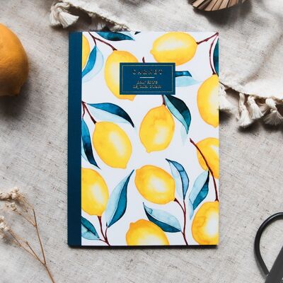 Stationery Notebook A5 - Lemons