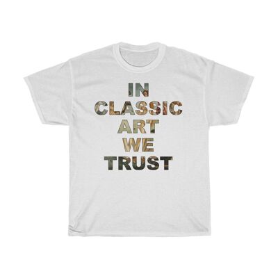 Unisex-Kunsthemd Klassischer Kunstliebhaber Ästhetisches Hemd Weiß Schwarz