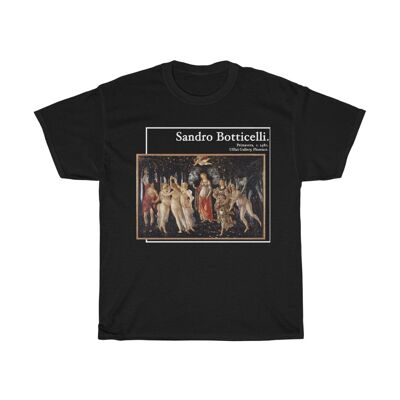 Sandro Botticelli Hemd Frühling Schwarz Schwarz