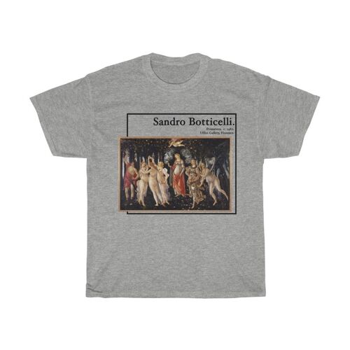 Sandro Botticelli Shirt Spring Sport Grey  Black