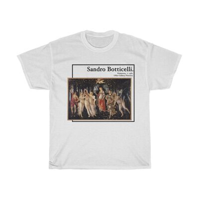 Sandro Botticelli Hemd Frühling Weiß Schwarz