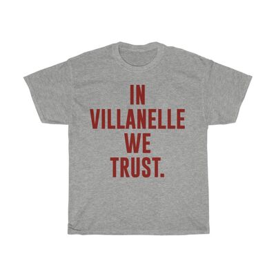 Killing Eve Shirt Villanelle Sport Grigio Nero