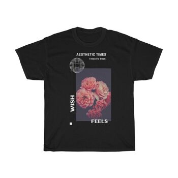 Chemise Esthétique Minimal Rose Noir Noir 1