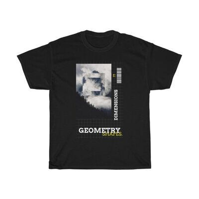 Geometry Techno Shirt Black   Black