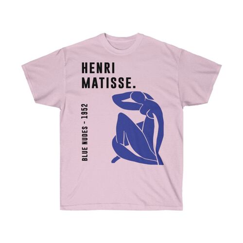 Henri Matisse Shirt Blue Nudes Light Pink  Black