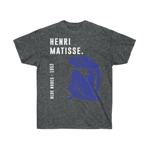 Henri Matisse Shirt Blue Nudes Dark Heather  Black