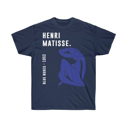 Henri Matisse Shirt Blue Nudes Navy  Black