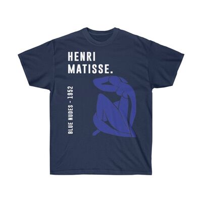 Henri Matisse Hemd Blau Nudes Navy Schwarz