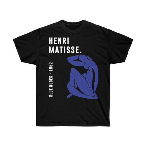 Henri Matisse Shirt Blue Nudes Black  Black