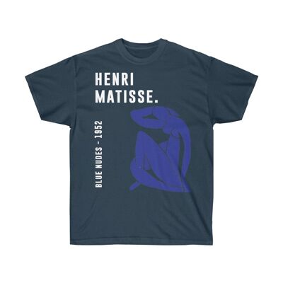 Chemise Henri Matisse Nus Bleus Bleu Crépuscule Noir