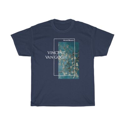 Camicia Van Gogh Arte Estetica Abbigliamento Unisex Navy Nero