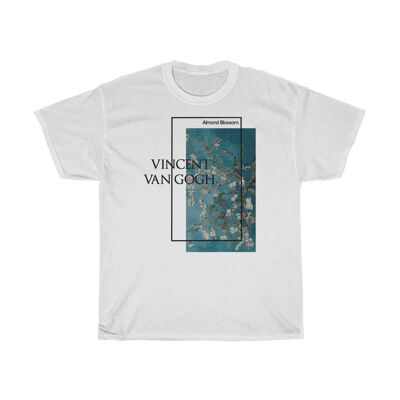 Camicia Van Gogh Arte Estetica Abbigliamento Unisex Bianco Nero